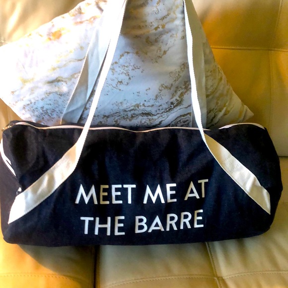 “MEET ME AT THE BARRE” Private Party Denim Bag - Picture 2 of 5